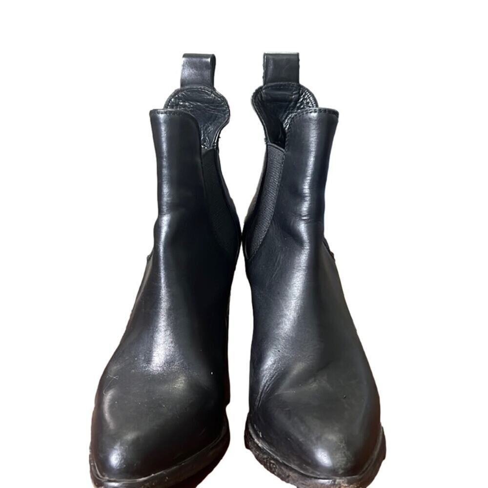 RAG & BONE STANTON CHELSEA LEATHER BOOTS SIZE 38 1/2